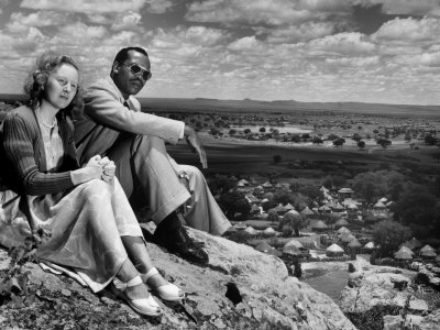khama-with-wife-ruth-tribal-capital-of-bechuanaland