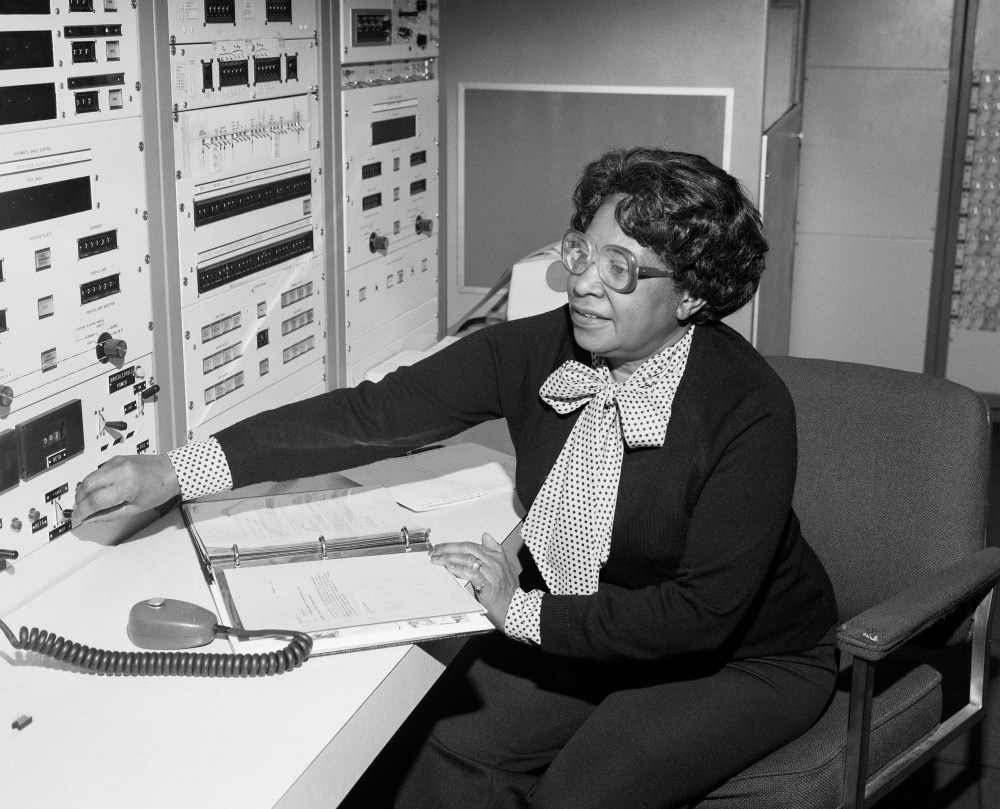 Mary Jackson at Work NASA Langley